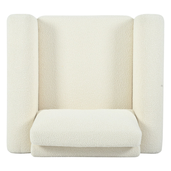 Modern Upholstered Accent Chair, Sturdy Support & Luxurious Comfort