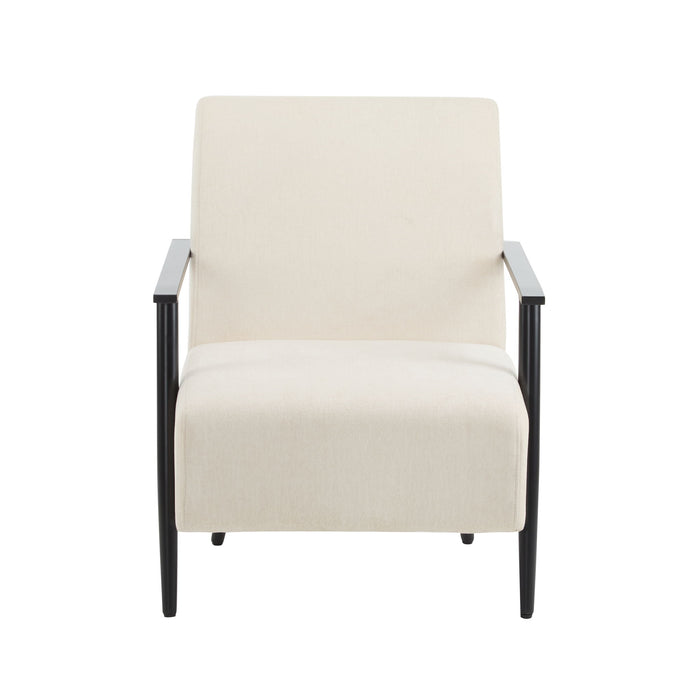 Modern Lounge Chair With Polyester Upholstery