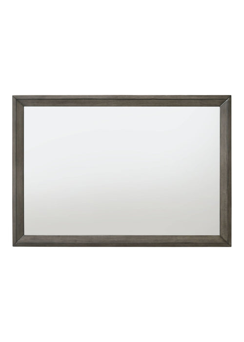 Escher - Mirror - Gray / Oak