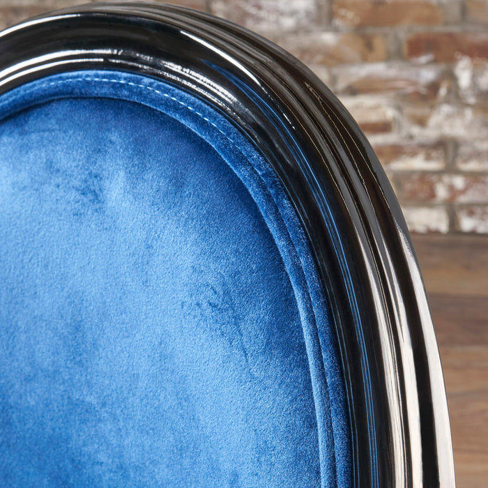 French Country Inspired Dining Chair With Iconic Round Backrest