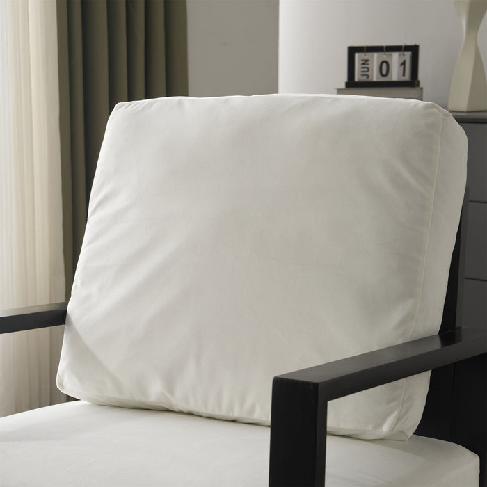 Modern Armchair With Solid Wood Frame