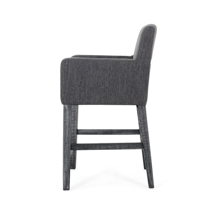 Serenitia - Upholstered Counter Chair With Straight Arm