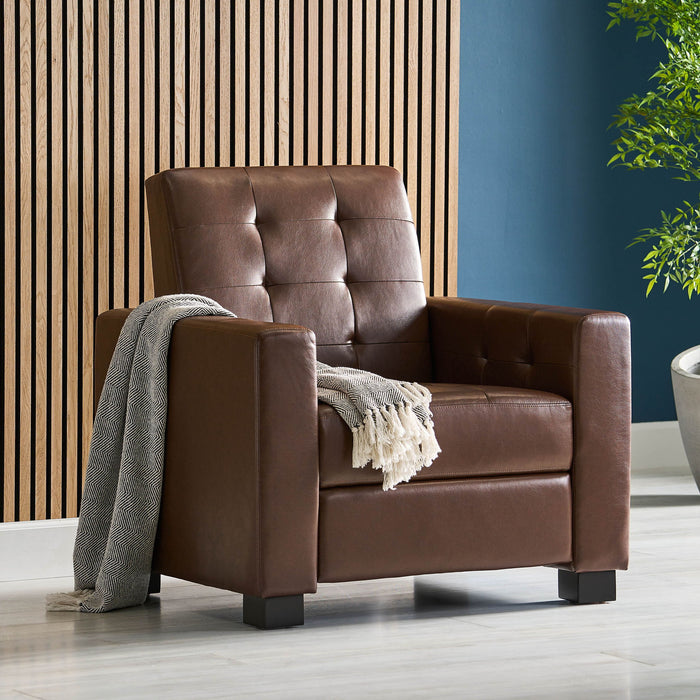 Langseth - Contemporary Tufted Pushback Recliner