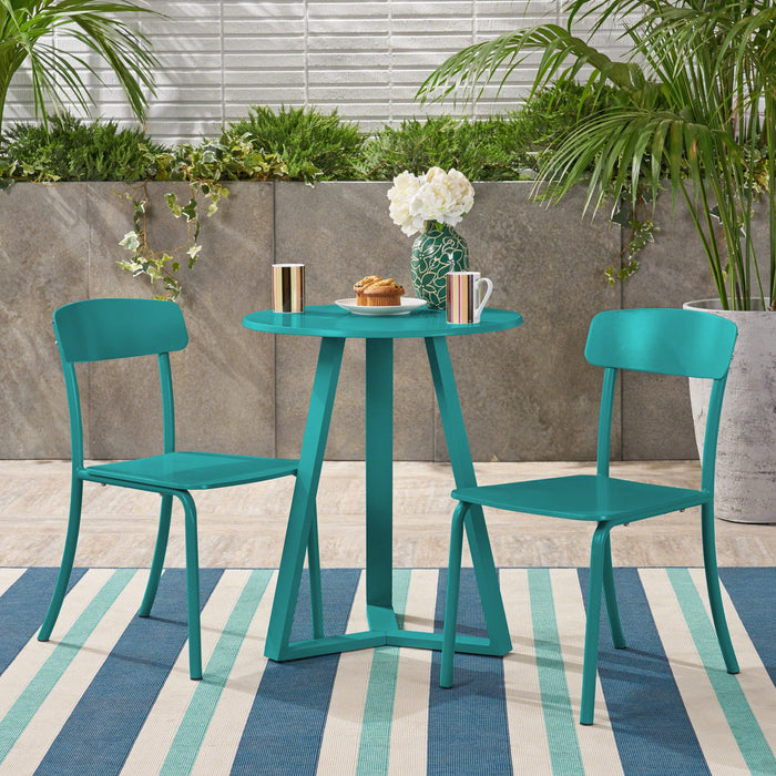 Samos - Bistro Set - Teal