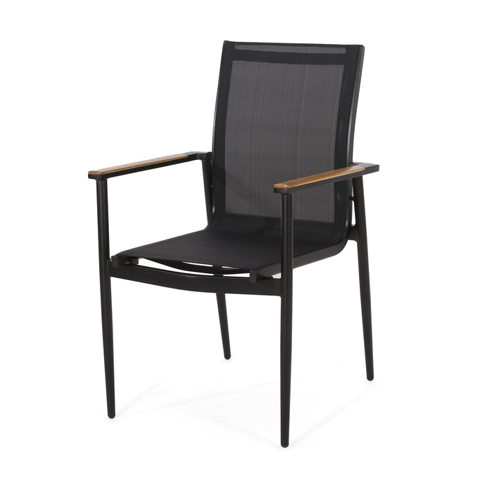 Barrister - Dining Chair (Set of 2) - Black / Natural