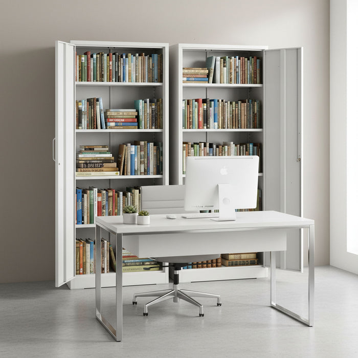 Ironclad - Storage Cabinet With Locking Doors And 4 Adjustable Shelves