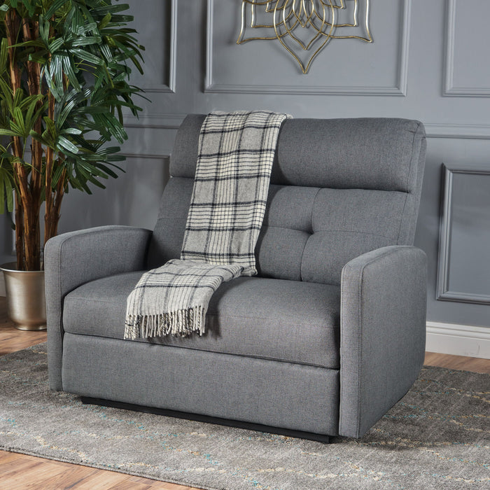 Alma - Contemporary Upholstered Loveseat Recliner