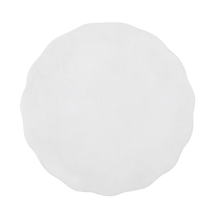 Outdoor Lightweight Concrete, Side Table - Antique White