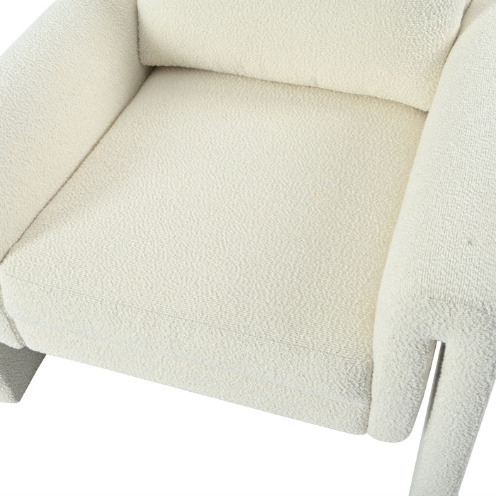 Modern Upholstered Accent Chair, Sturdy Support & Luxurious Comfort
