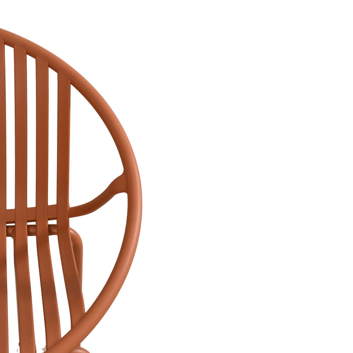 Modern Outdoor 7 Piece Expandable Dining Set With Stackable Chairs