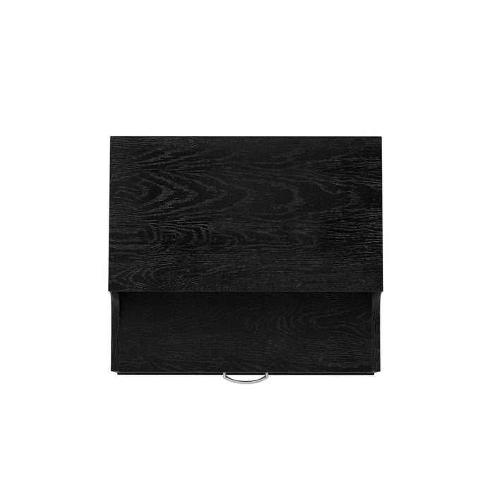 Starla - Wooden Nightstand - Black