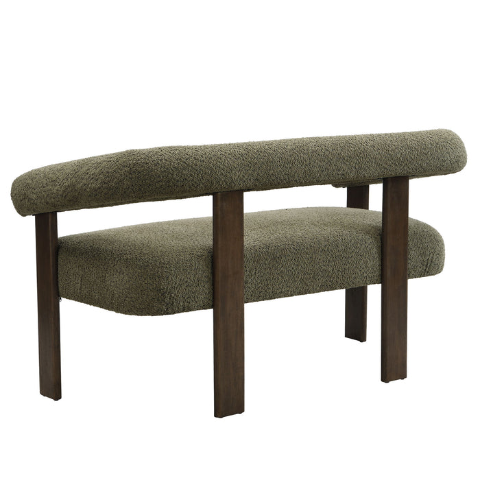 Modern Round Armrest Loveseat