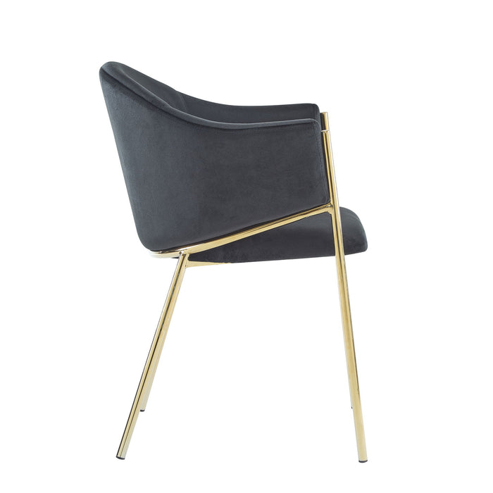 Modern Upholstered Dining Chair With Frame And