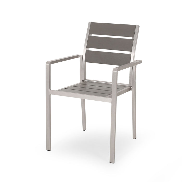 Dreamlan - Outdoor Aluminum Dining Chair (Set of 2)