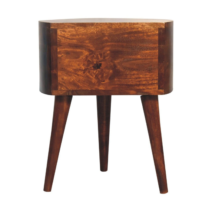 Odyssey - Tripod Bedside Table - Chestnut