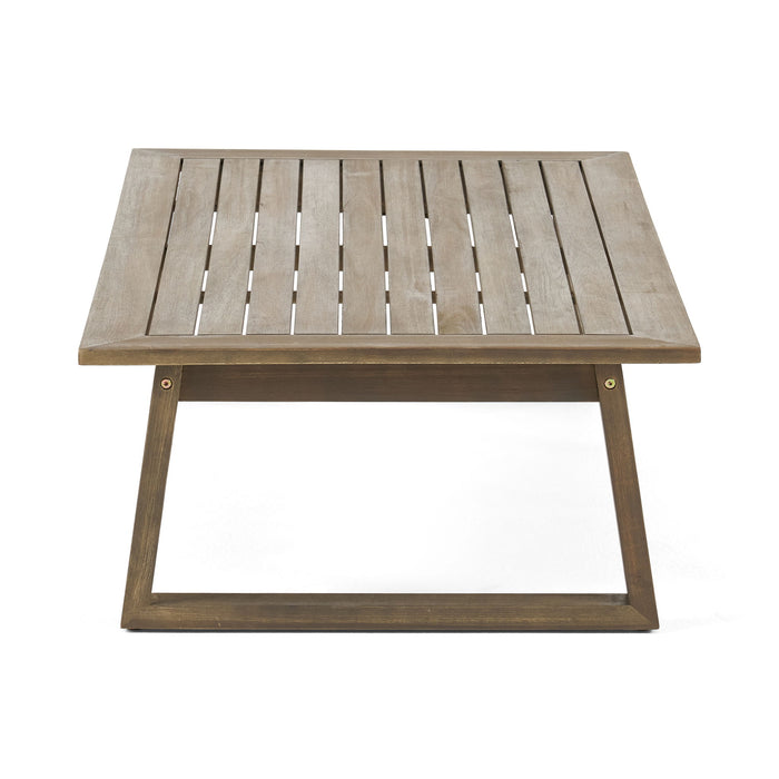 Belgian - Loveseat & Coffee Table Set With Water Resistant Cushions