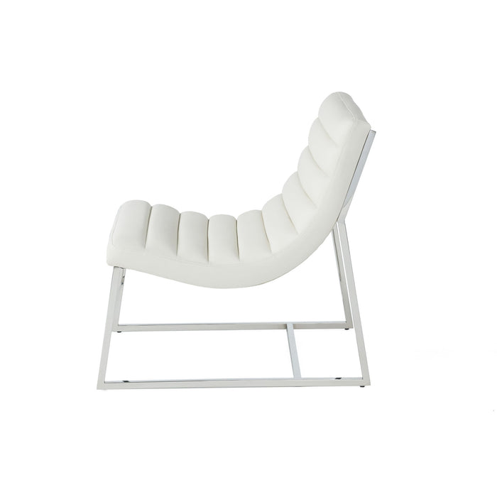 Wilmouth - Roll Occasional Chair - White