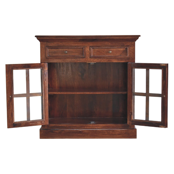 Glazed Cabinet - Cherry