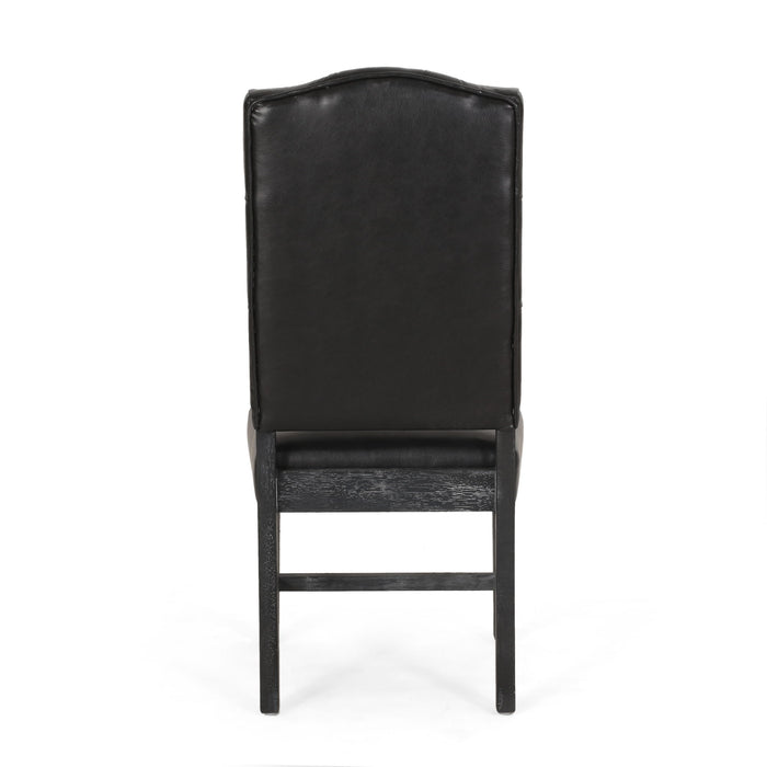 Elegant Dining Chair With Button Tufted Design