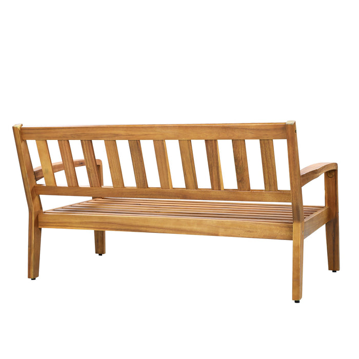 2 Piece Outdoor Conversation Set (Loveseat & Coffee Table With Water-Resistant Cushions)