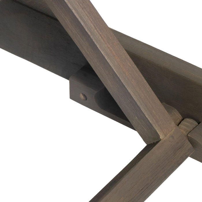 Ariana - Wood Chaise Lounge With Cushion