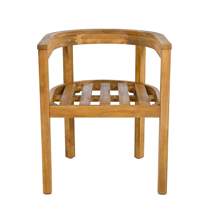 Abaco - Outdoor Acacia Wood Dining Chair (Set of 2) - Beige