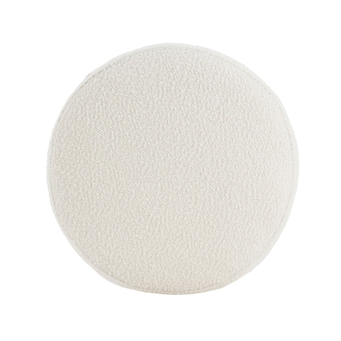 Rubber Wood & Fabric Counter Stool 300Lb Capacity, Easy Assembly For Home & Commercial Use (Set of 2) - Natural / Beige