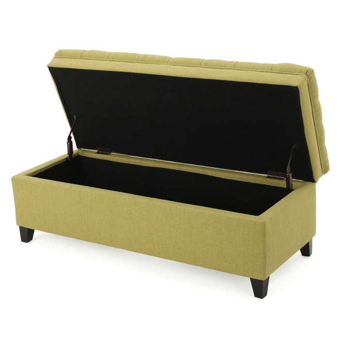 Juliana - Storage Ottoman With Birch Legs