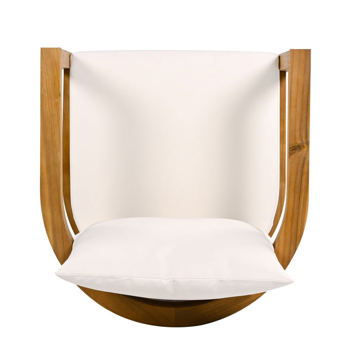 Abaco - Outdoor Acacia Wood Dining Chair (Set of 2) - Beige