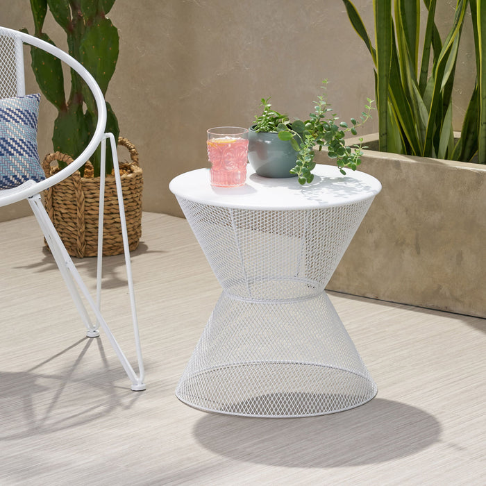 Nevada - Contemporary Side Table With Mesh Design