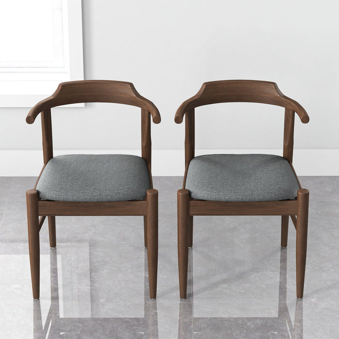 Dakota - Mid-Century Modern Velvet Dining Chair (Set of 2)
