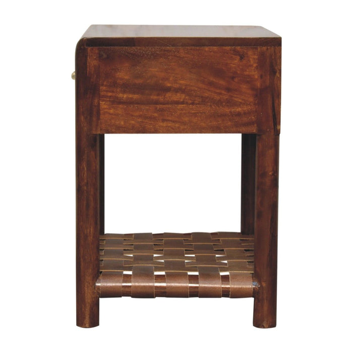 T Bar Nightstand - Dark Brown