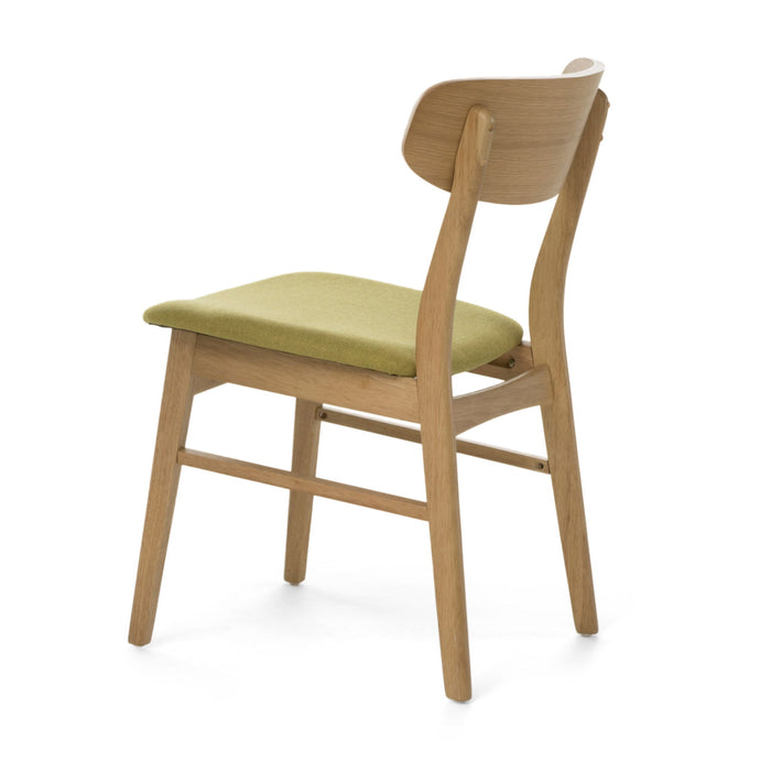 Elegant Fabric Dining Chair With Cushioned Seat