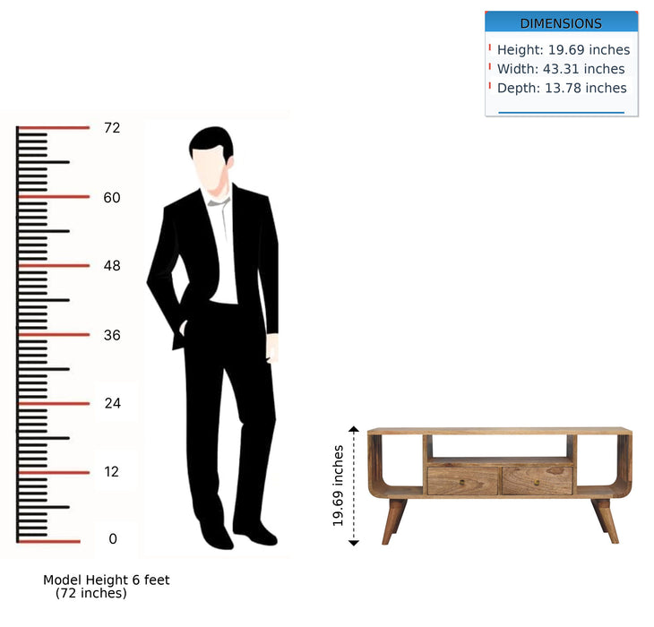 Soba - Multi Media Unit - Brown