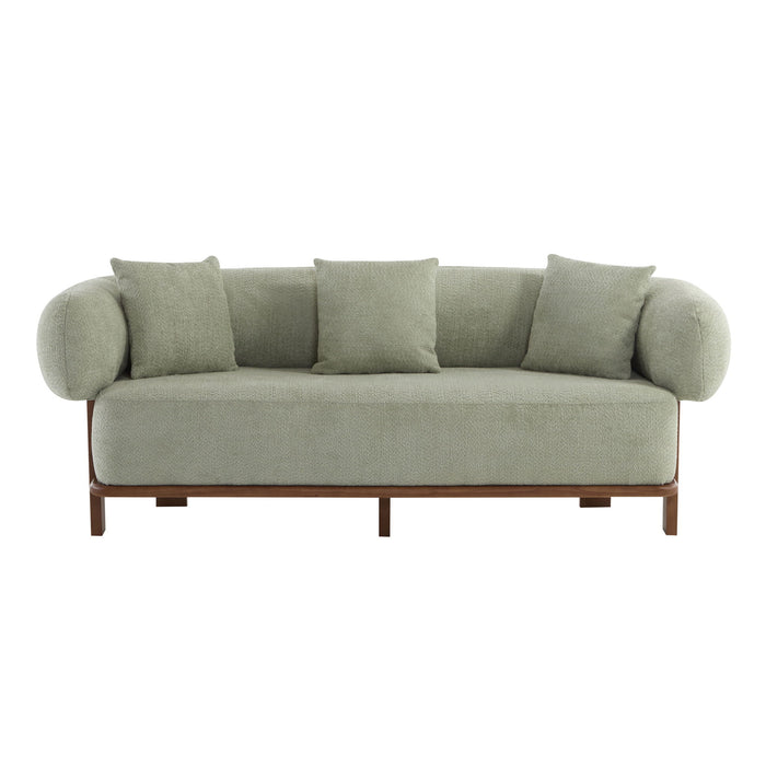 Modern Curved Arm Sofa