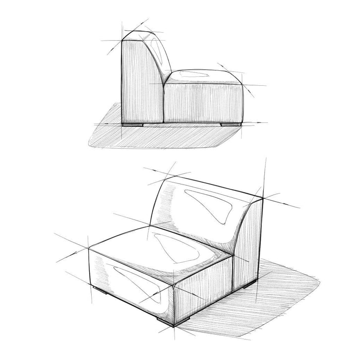 Rex - Center Sofa Module - Sienna