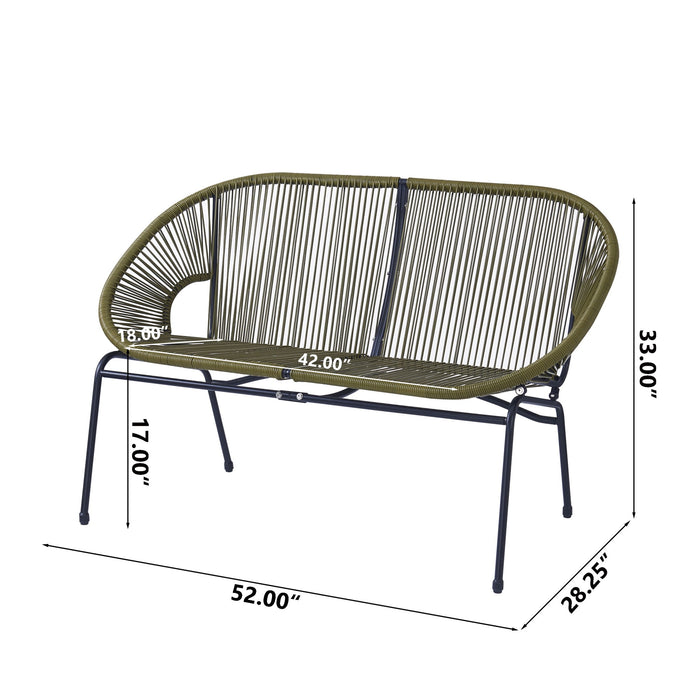 Condessa - Outdoor Patio Wicker Loveseat