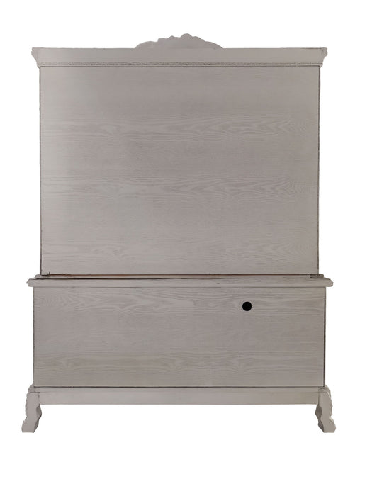 Dresden - Computer Desk Hutch - White