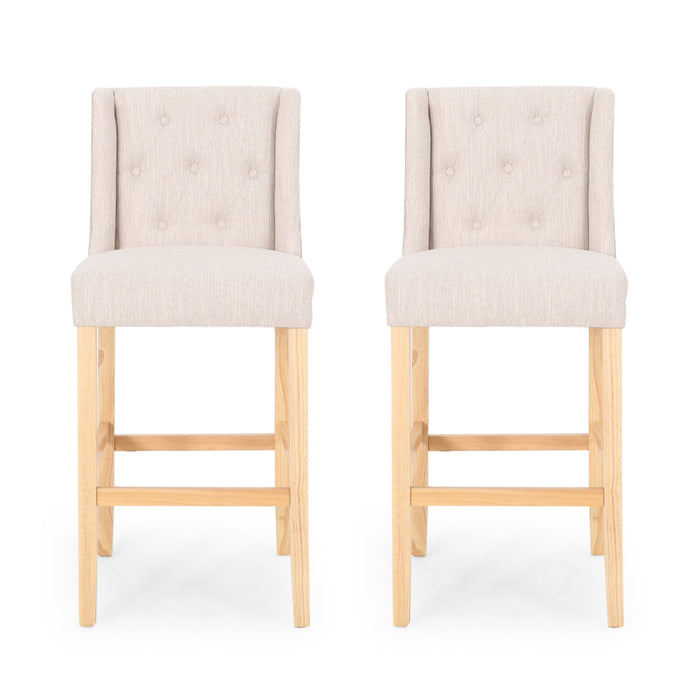 Ethereon - Tufted Counter Stool (Set of 2)