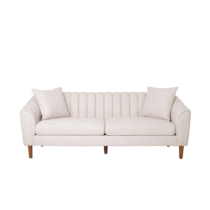 Contemporary 3 Seater Sofa With Accents