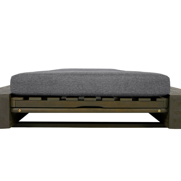 Outdoor Chaise Lounges With Water-Resistant Cushions, Adjustable Backrest