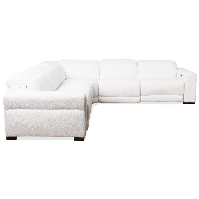 Yohan - Reclining Sectional Sofa - White