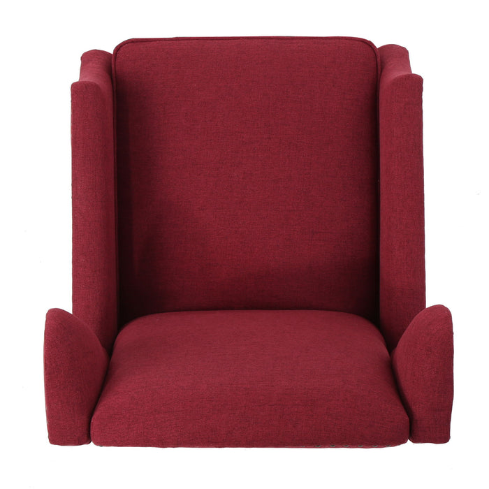 Westeros Wing Back Fabric Upholstered Recliner