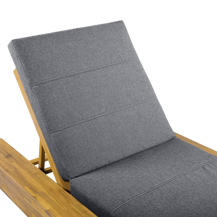 Outdoor Chaise Lounges With Water-Resistant Cushions
