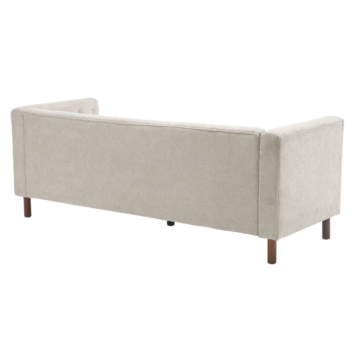 Upholstered Sofa Modern 3 Seater Sofa Couch With Tufted Design For Living Room