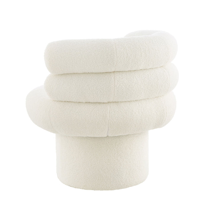 Round Swivel Accent Chair For Living Room