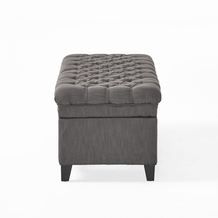 Juliana - Storage Ottoman With Birch Legs