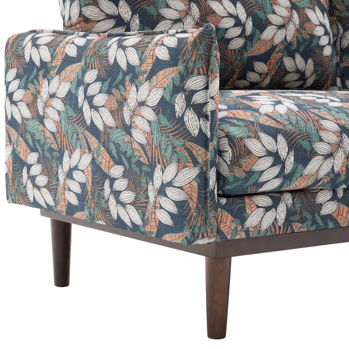 2 Seater Loveseat Sofa With Spacious Seating Area