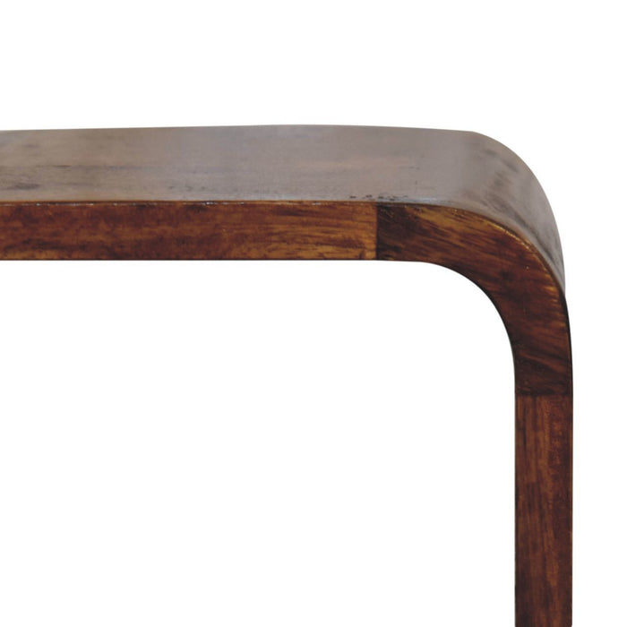 Minimalist Open Curved Nightstand