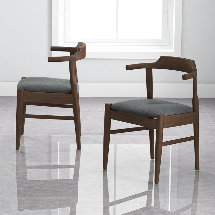 Dakota - Mid-Century Modern Velvet Dining Chair (Set of 2)